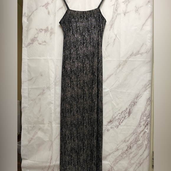 VTG 80s Ronni Nicole by Ouida Spaghetti Strap Maxi Dress - A50 - Picture 1 of 6